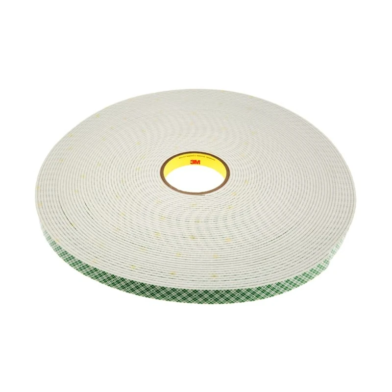 3M SCOTCH 4008 Double Sided White Polyurethane Foam Tape 19mm x 33m x 3.2mm 4008 3M 4008 19mm x 33 m