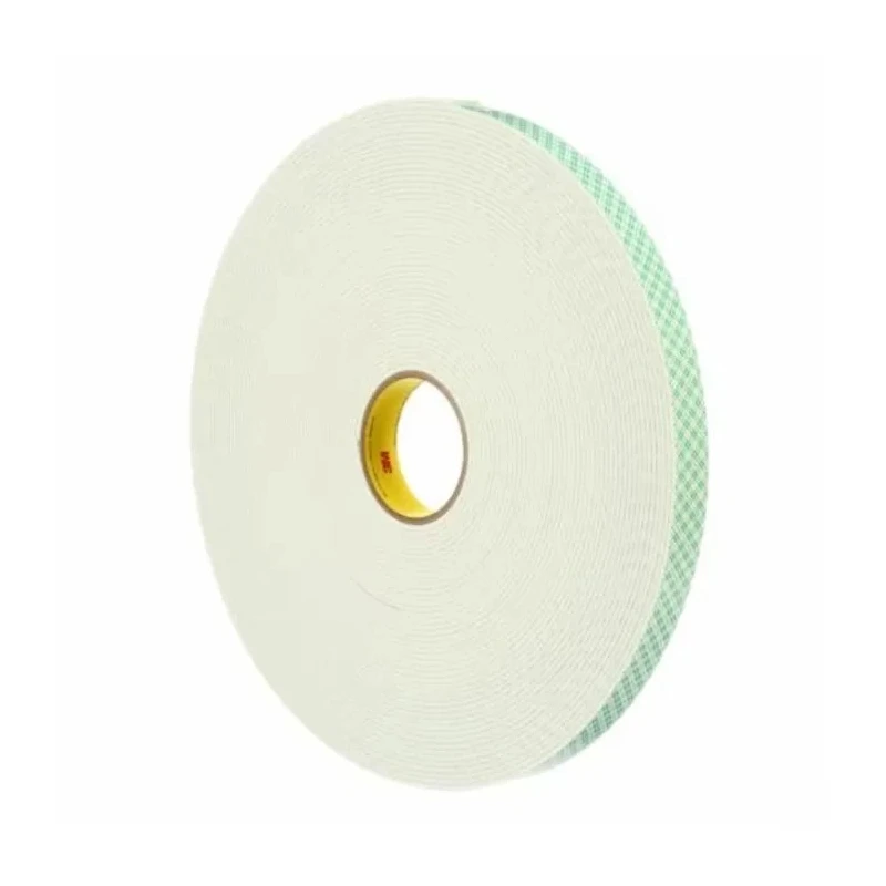 3M SCOTCH 4008 Double Sided White Polyurethane Foam Tape 19mm x 33m x 3.2mm 4008 3M 4008 19mm x 33 m