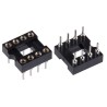 Winslow 2.54 mm Pitch Vertical 8 Way Through Hole Turned Pin Open Frame DIL Socket 5A W30508TRC