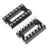 Winslow 2.54 mm Pitch Vertical 14 Way Through Hole Turned Pin Open Frame DIL Socket 5A W30514TRC