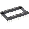Winslow 2.54 mm Pitch Vertical 24 Way Through Hole Turned Pin Open Frame DIL Socket 5A W30524TRC