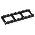 Winslow 2.54 mm Pitch Vertical 40 Way Through Hole Turned Pin Open Frame DIL Socket 5A W30540TRC