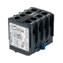 Schneider Electric Auxiliary Contact, 4 Contact, 3 NO/1 NC Configuration, Screw Mount, DIN Rail, 10 A Current, 600V LA1KN31
