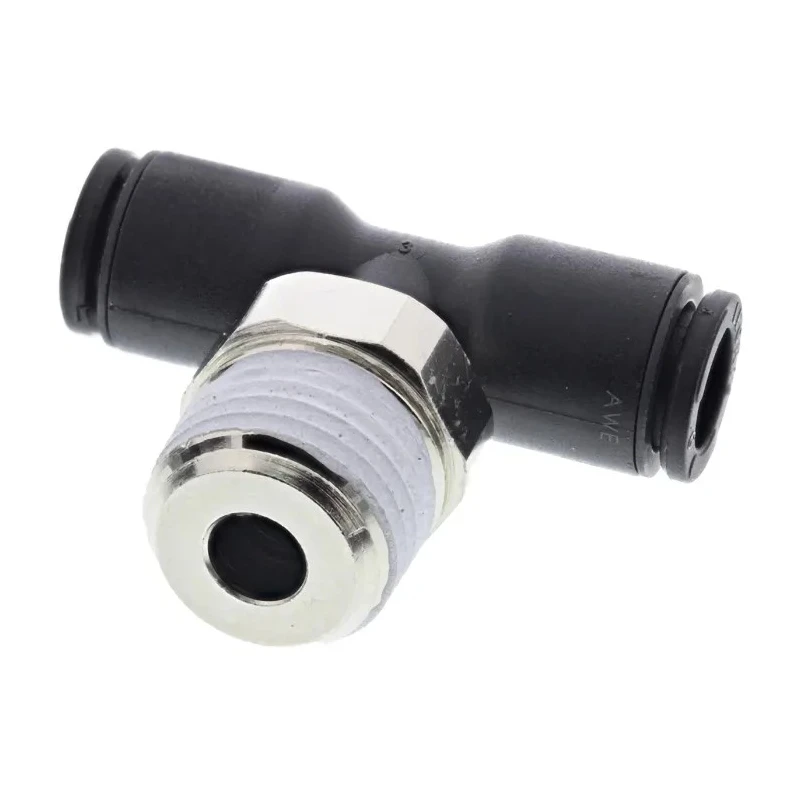 Legris LF3000 Series Male Pneumatic Fitting Nickel Plated Brass 1/4 in R LF3000