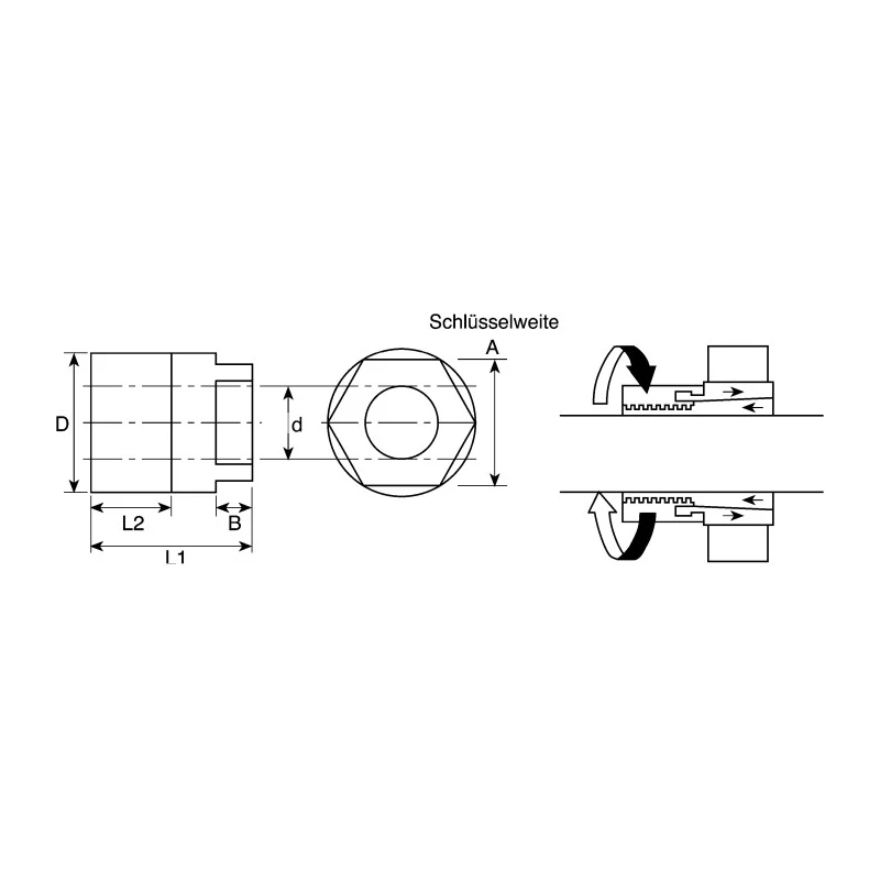 Fenner Drives 16mm ID 25.5mm OD Keyless Bush Carbon Steel 22.6 Nm Torque Rating 28.6mm Length 6202760