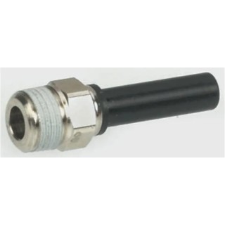 Legris LF3000 Series Male Pneumatic Fitting Nickel Plated Brass 1/8 in R LF3000
