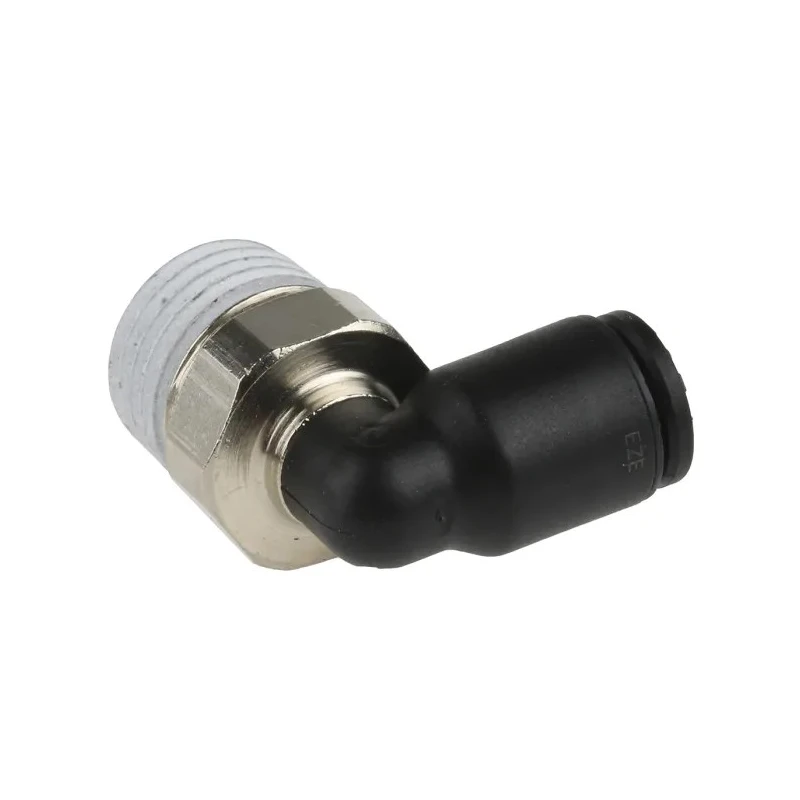 Legris LF3000 Series Male Pneumatic Fitting Nickel Plated Brass 1/4 in R Threaded-to-Tube LF3000
