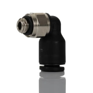 Legris Nickel Plated Brass Male Pneumatic Fitting, M5 x 0.8 Thread, Push-in 4 mm Tube Connection LF3000