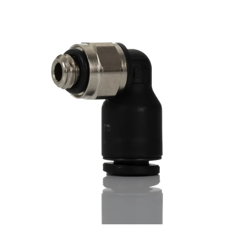 Legris Nickel Plated Brass Male Pneumatic Fitting, M5 x 0.8 Thread, Push-in 4 mm Tube Connection LF3000