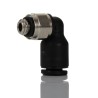Legris Nickel Plated Brass Male Pneumatic Fitting, M5 x 0.8 Thread, Push-in 4 mm Tube Connection LF3000