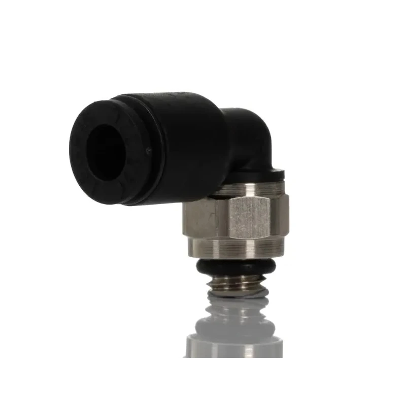 Legris Nickel Plated Brass Male Pneumatic Fitting, M5 x 0.8 Thread, Push-in 4 mm Tube Connection LF3000