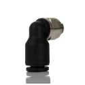 Legris Nickel Plated Brass Male Pneumatic Fitting, M5 x 0.8 Thread, Push-in 4 mm Tube Connection LF3000