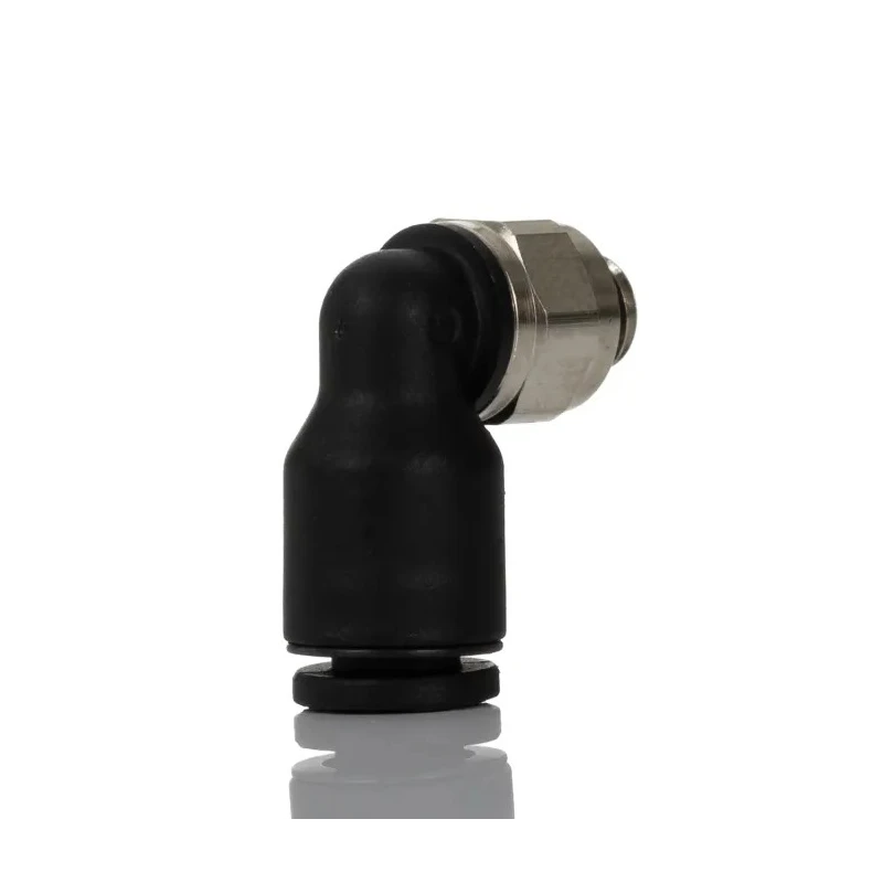 Legris Nickel Plated Brass Male Pneumatic Fitting, M5 x 0.8 Thread, Push-in 4 mm Tube Connection LF3000