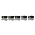 Legris Nickel Plated Brass Male Pneumatic Fitting, M5 x 0.8 Thread, Push-in 4 mm Tube Connection LF3000