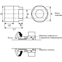 Fenner Drives Keyless Bush 5mm ID, 16 mm OD, 19.1 mm Length, Carbon Steel, 12 Nm Torque Rating 6202650