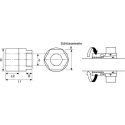 Fenner Drives Keyless Bush 5mm ID, 16 mm OD, 19.1 mm Length, Carbon Steel, 12 Nm Torque Rating 6202650