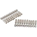 RS PRO Jumper Bar for Use with DIN Rail Terminal Blocks 10 Pole Screw Mounting Silver 815-802