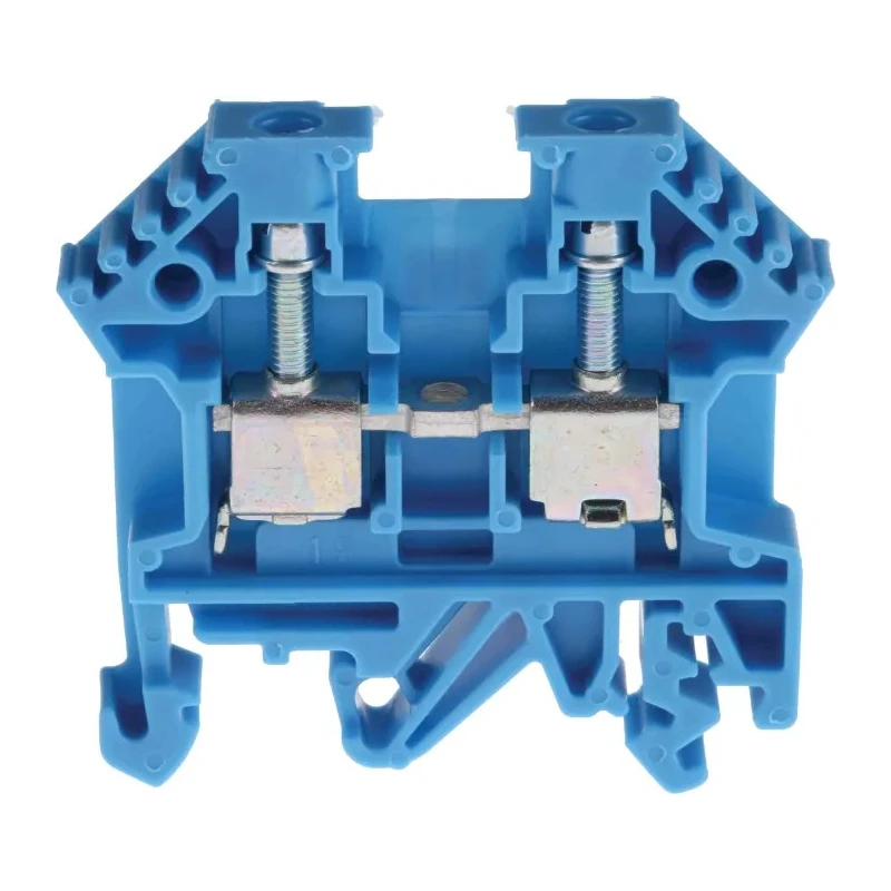 RS PRO Feed Through Terminal Block Blue, 0.2mm² to 4 mm² Cable CSA, 1-Level, Screw Termination, 800V, 40A, -40°C to 815-672