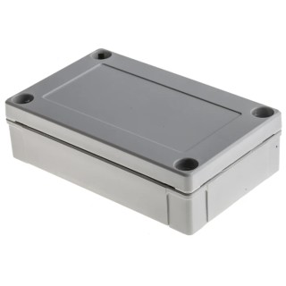 Fibox MNX Series Polycarbonate Enclosure IP67, IP66, Grey Lid, 35 mm x 130 mm x 80 mm 