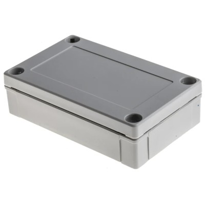 Fibox MNX Series Polycarbonate Enclosure IP67, IP66, Grey Lid, 35 mm x 130 mm x 80 mm 