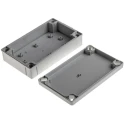 Fibox MNX Series Polycarbonate Enclosure IP67, IP66, Grey Lid, 35 mm x 130 mm x 80 mm 