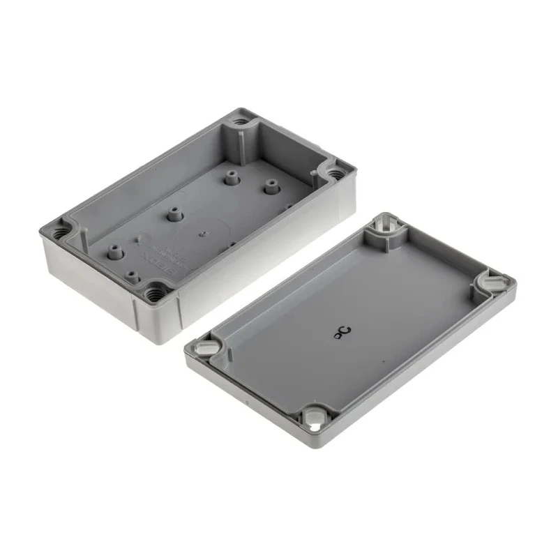 Fibox MNX Series Polycarbonate Enclosure IP67, IP66, Grey Lid, 35 mm x 130 mm x 80 mm 