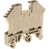 RS PRO DIN Rail Terminal Block Beige, Screw Termination, 0.2mm² to 4 mm², 40A, 800V 815-666