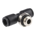 Legris LF3000 Series Male Pneumatic Fitting Nickel Plated Brass 1/8 in G Thread LF3000