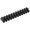 Legrand Terminal Strip 12-Way 2.5mm² Wire 24A Screw Terminal 400V Polypropylene Black 0 342 11
