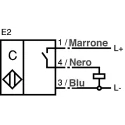 Pepperl + Fuchs Capacitive Proximity Sensor 40 mm, M20 x 1.5 Thread, Block Style, PNP Output, 200mA, 60V dc CJ40-FP-A2-P1