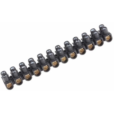 Legrand Terminal Strip 12-Way 10mm² Wire 57A Screw Termination 400V Polypropylene Material 0 342 15