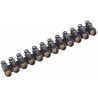 Legrand Terminal Strip 12-Way 10mm² Wire 57A Screw Termination 400V Polypropylene Material 0 342 15