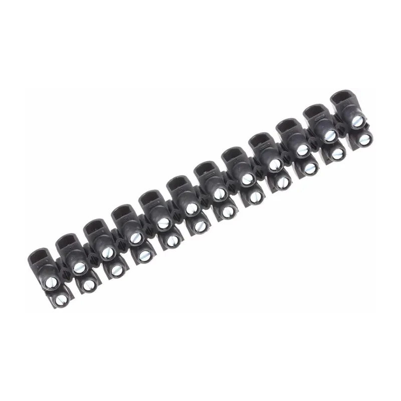 Legrand Terminal Strip 12-Way 10mm² Wire 57A Screw Termination 400V Polypropylene Material 0 342 15