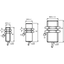 ifm electronic Threaded Barrel Inductive Proximity Sensor M18 x 1 2-Wire Comfort 6V 5 mm 60 V dc 100mA NCB5-18GM40-Z0