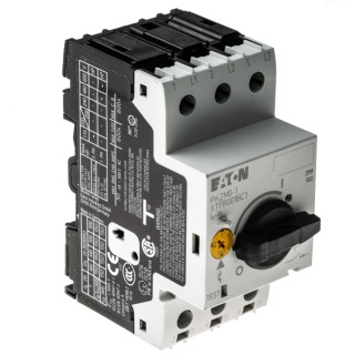 Eaton Motor Protection Circuit Breaker PKZM 0 Series, 1A Current, 690V, 3 Poles, IP20/IP00, -25°C to 55°C 072734 PKZM0-1