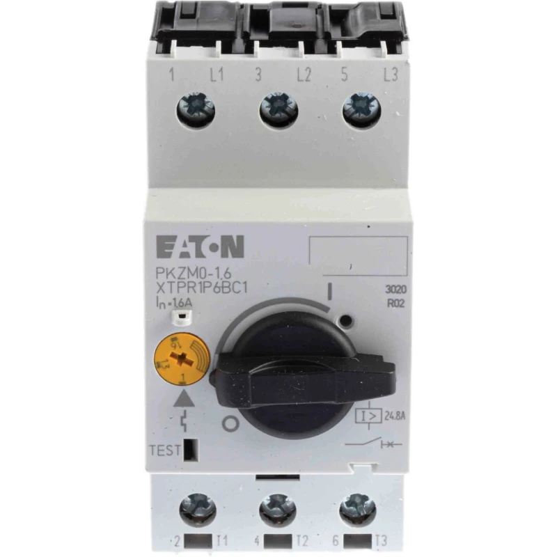 Siemens Motor Protection Circuit Breaker 1.6A 690V 3-Poles Series PKZM0