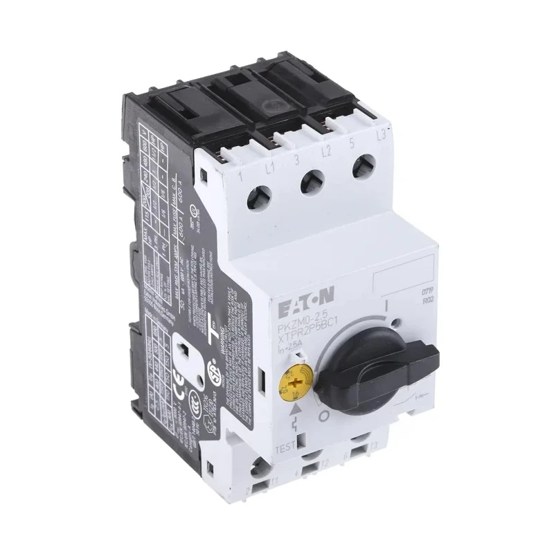 Eaton Motor Protection Circuit Breaker PKZM0 Series 2.5A Current Rating, 690V Supply Voltage, 3 Poles 072736 PKZM0-2,5