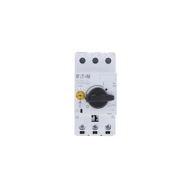 Eaton Motor Protection Circuit Breaker PKZM0 Series 2.5A Current Rating, 690V Supply Voltage, 3 Poles 072736 PKZM0-2,5