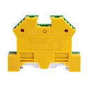 RS PRO 2-Way Top Hat Earth Terminal Block, 4mm² Cable CSA, 11AWG/22AWG Wire Size, Nylon Housing, Screw Termination 815-773