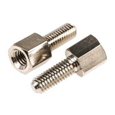 Essentra Brass Hexagonal Body Standoff, 5 mm Length, M3 Thread HTSB-M3-05-5-2