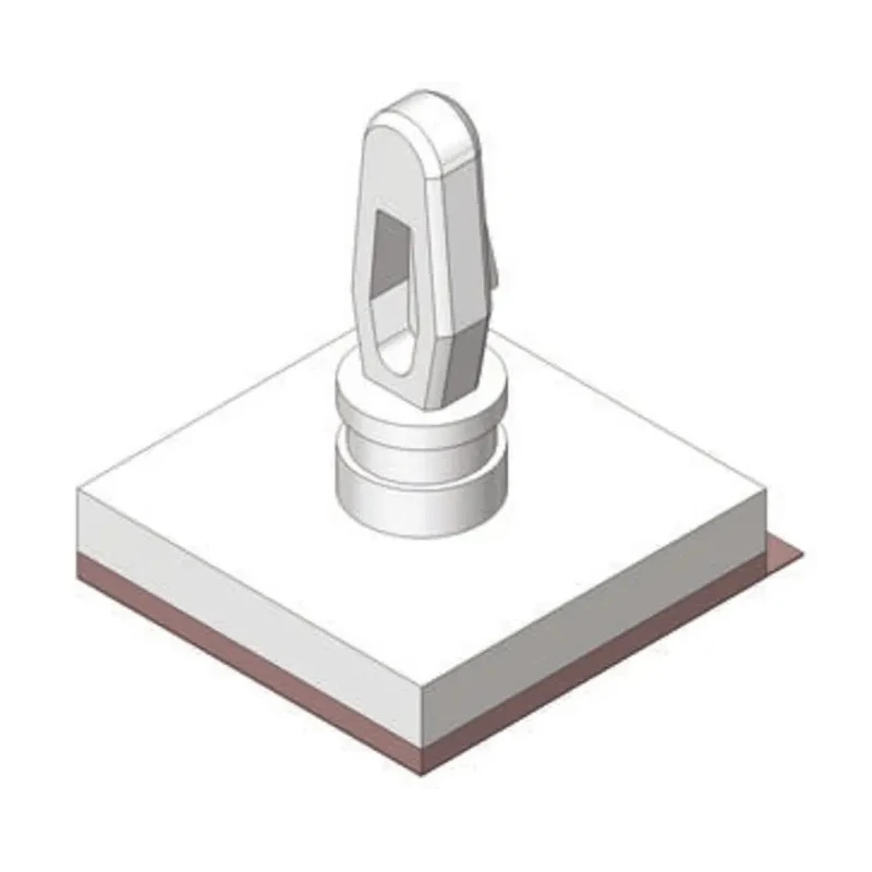 Essentra Nylon PCB Support with 12.7 mm Height, 19.8 mm Overall Height, 3.18 mm PCB Hole Diameter LCBSBM-08-01A-RT
