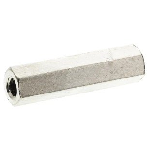 Essentra Threaded Standoff Female/Female Hex Brass M3 Thread Size 20mm Length HTSB-M3-20-5-1