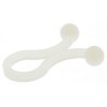 RS PRO Natural Polyamide 66 Twist Lock Cable Clip 7 mm Maximum Bundle Diameter 25 mm Length 2 mm Width 819-832