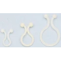 RS PRO Natural Polyamide 66 Twist Lock Cable Clip 7 mm Maximum Bundle Diameter 25 mm Length 2 mm Width 819-832