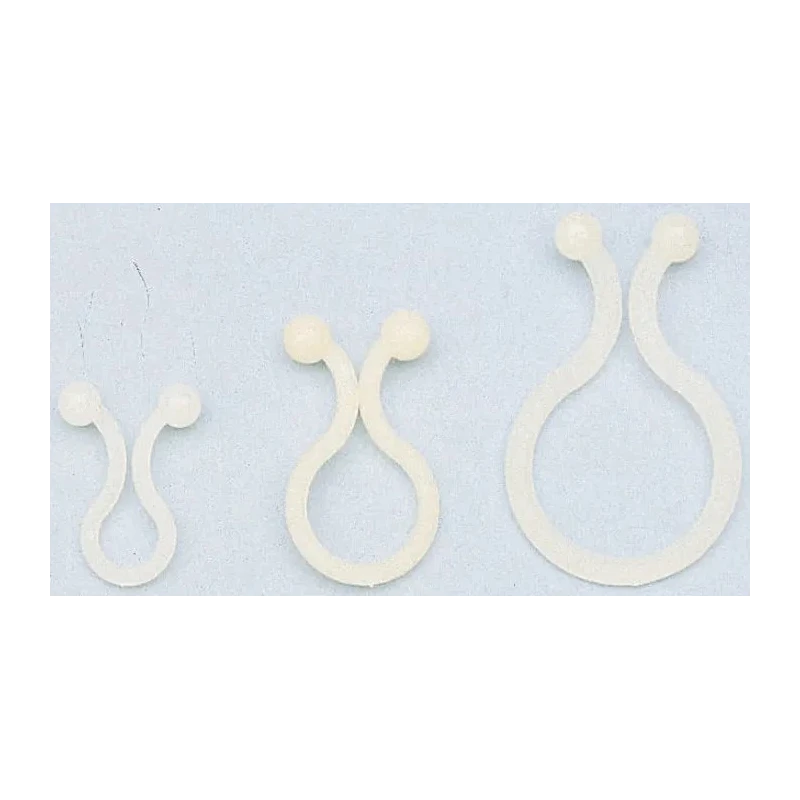 RS PRO Natural Polyamide 66 Twist Lock Cable Clip 7 mm Maximum Bundle Diameter 25 mm Length 2 mm Width 819-832