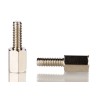 Essentra Brass Hex Male/Female M4 Thread Size Standoff, 10 mm Body HTSB-M4-10-7-2