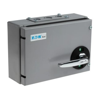 Eaton 3-Pole Panel Isolator Switch 32A 7.5kW IP55 IP65, Panel Mount, Black Handle 30AXTN2 30AXTN2
