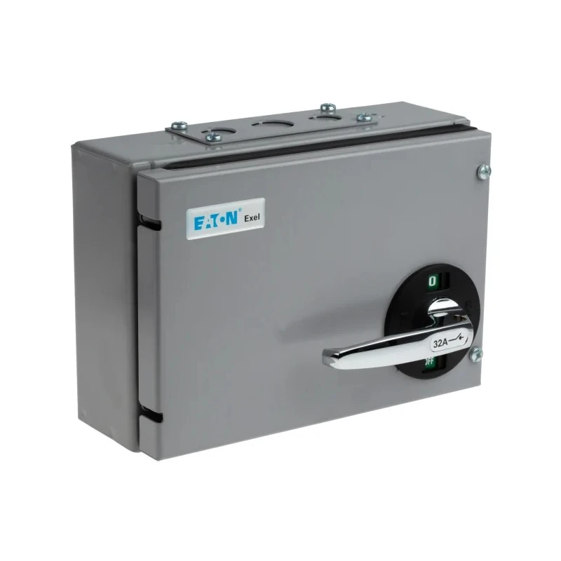 Eaton 3-Pole Panel Isolator Switch 32A 7.5kW IP55 IP65, Panel Mount, Black Handle 30AXTN2 30AXTN2