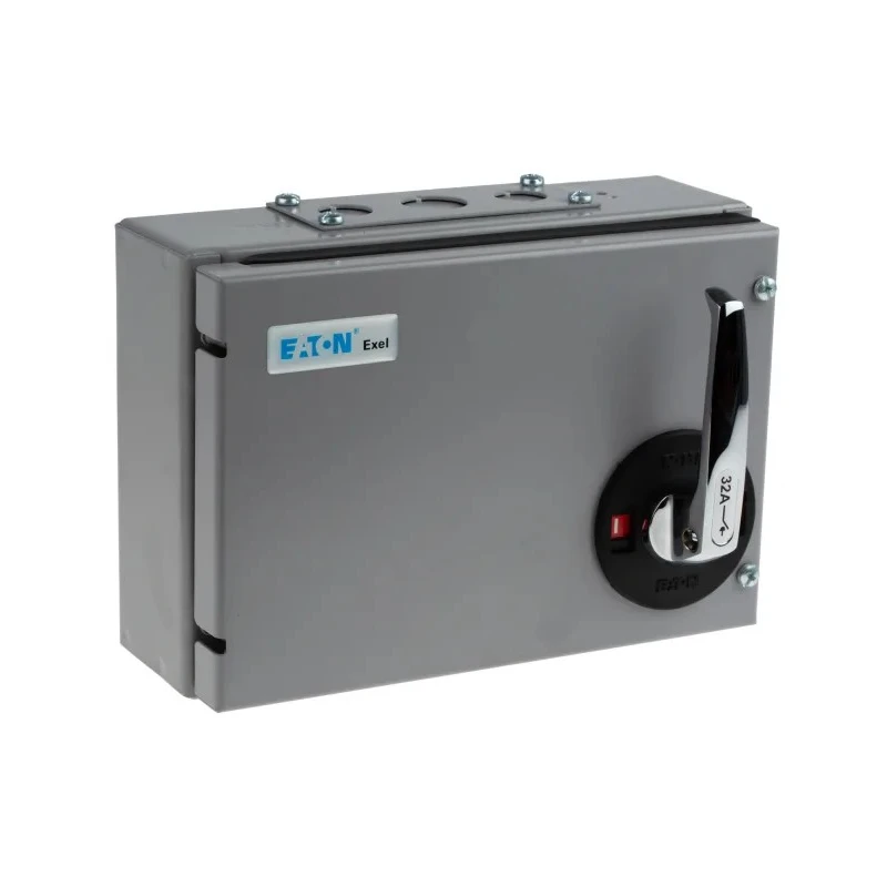 Eaton 3-Pole Panel Isolator Switch 32A 7.5kW IP55 IP65, Panel Mount, Black Handle 30AXTN2 30AXTN2