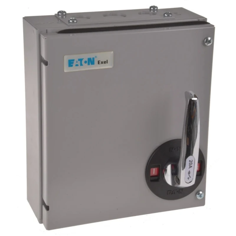 Eaton Fuse Switch Disconnector Enclosed 3-Pole 20A Surface Mount EXEL 2 Series 15KXTNC2F 15KXTNC2F 15KXTNC2F